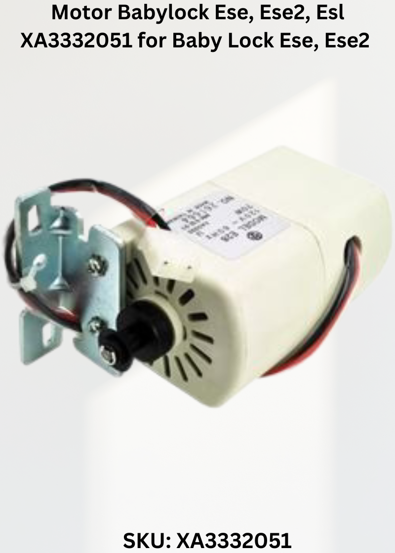 Motor Babylock Ese, , Esl XA3332051 — Fits Baby Lock ESE2 & more