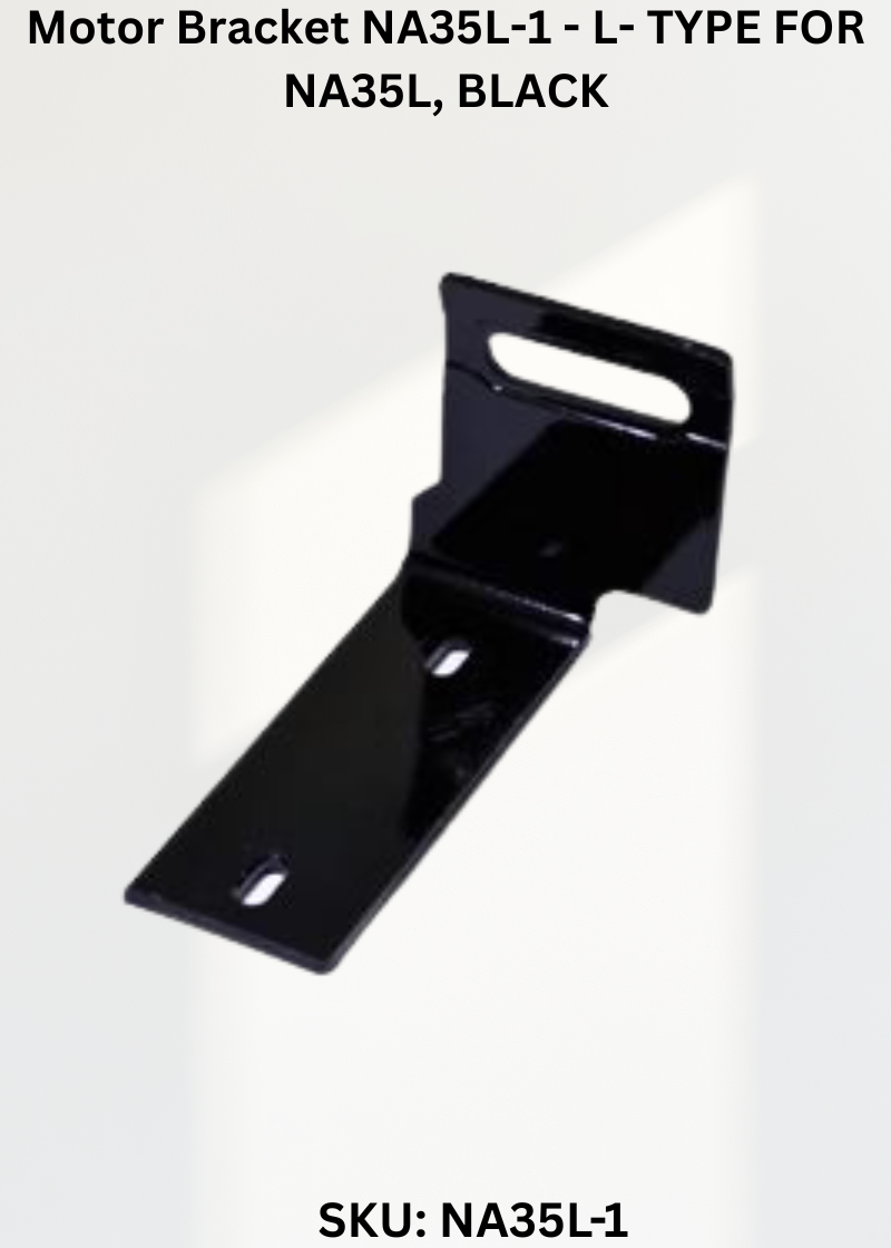 Motor Bracket NA35L-1 - L- TYPE FOR NA35L, BLACK