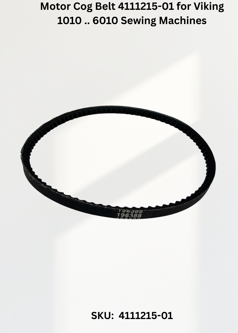 Motor Cog Belt 4111215-01 for Viking 1010 .. 6010 Sewing Machines