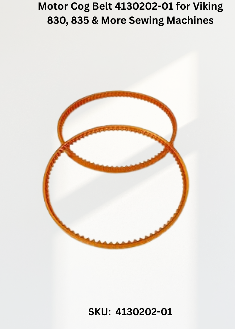 Motor Cog Belt 4130202-01 for Viking 830, 835 & More Sewing Machines