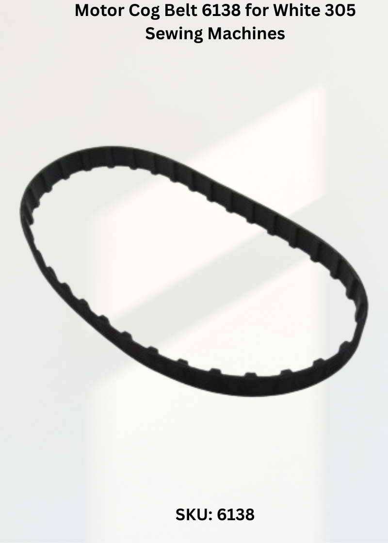 Motor Cog Belt 6138 for White 305 Sewing Machines
