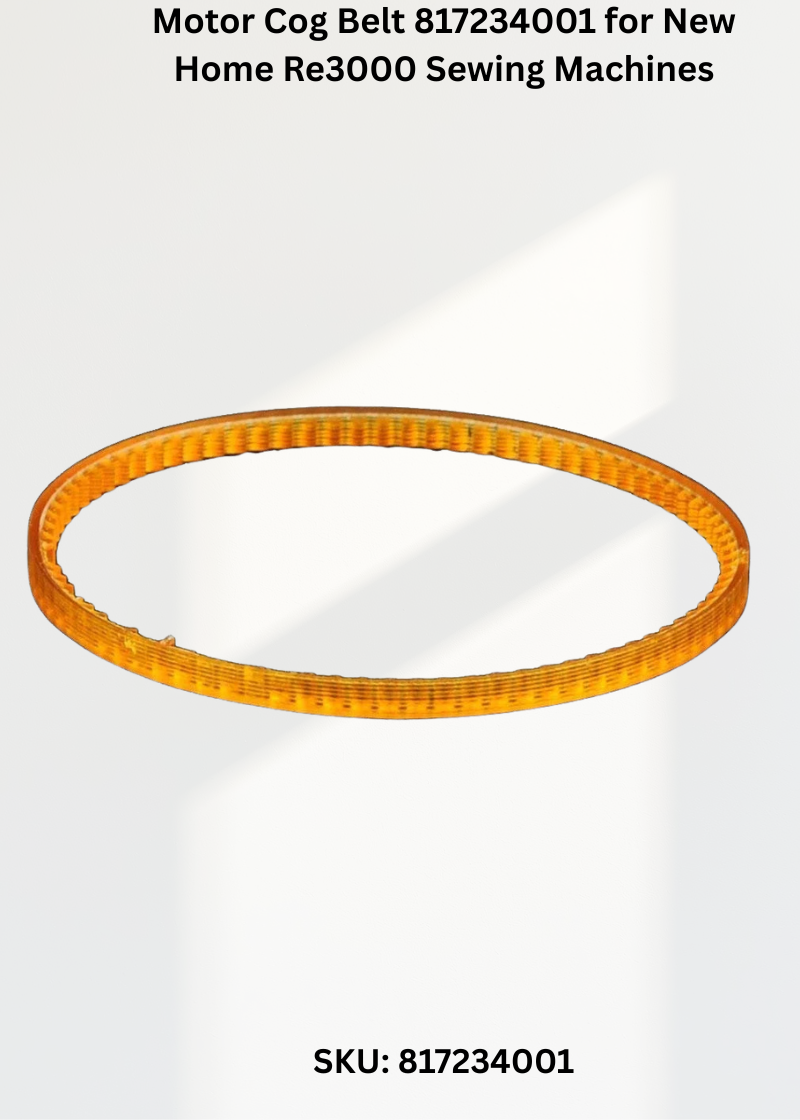 Motor Cog Belt 817234001 for New Home Re3000 Sewing Machines