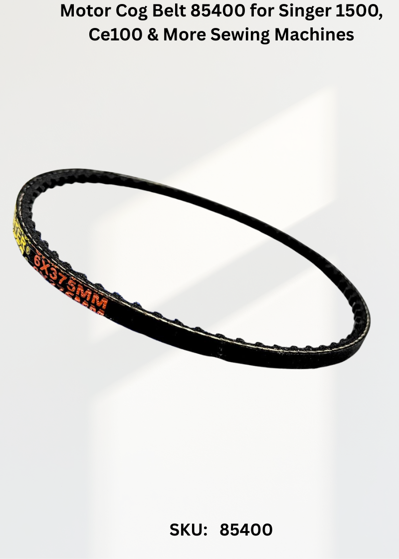 Motor Cog Belt 85400 for Singer 1500, Ce100 & More Sewing Machines