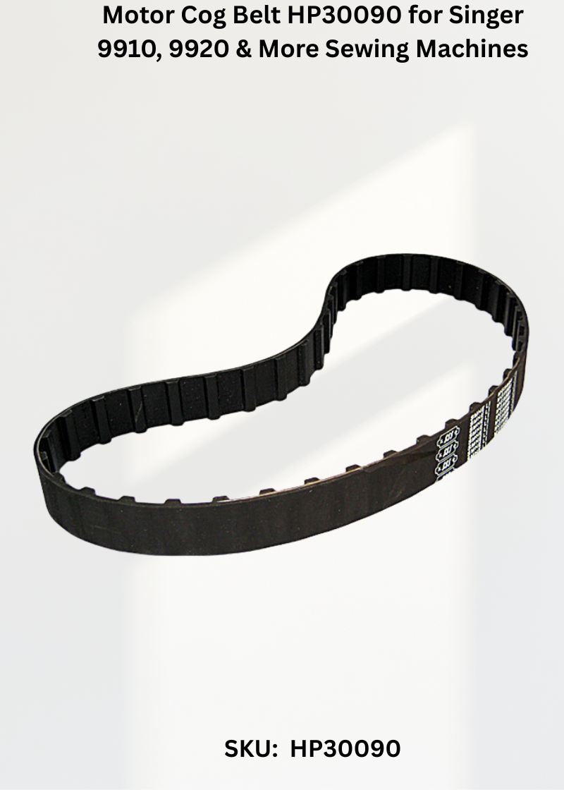 Motor Cog Belt HP30090 for Singer 9910, 9920 & More Sewing Machines