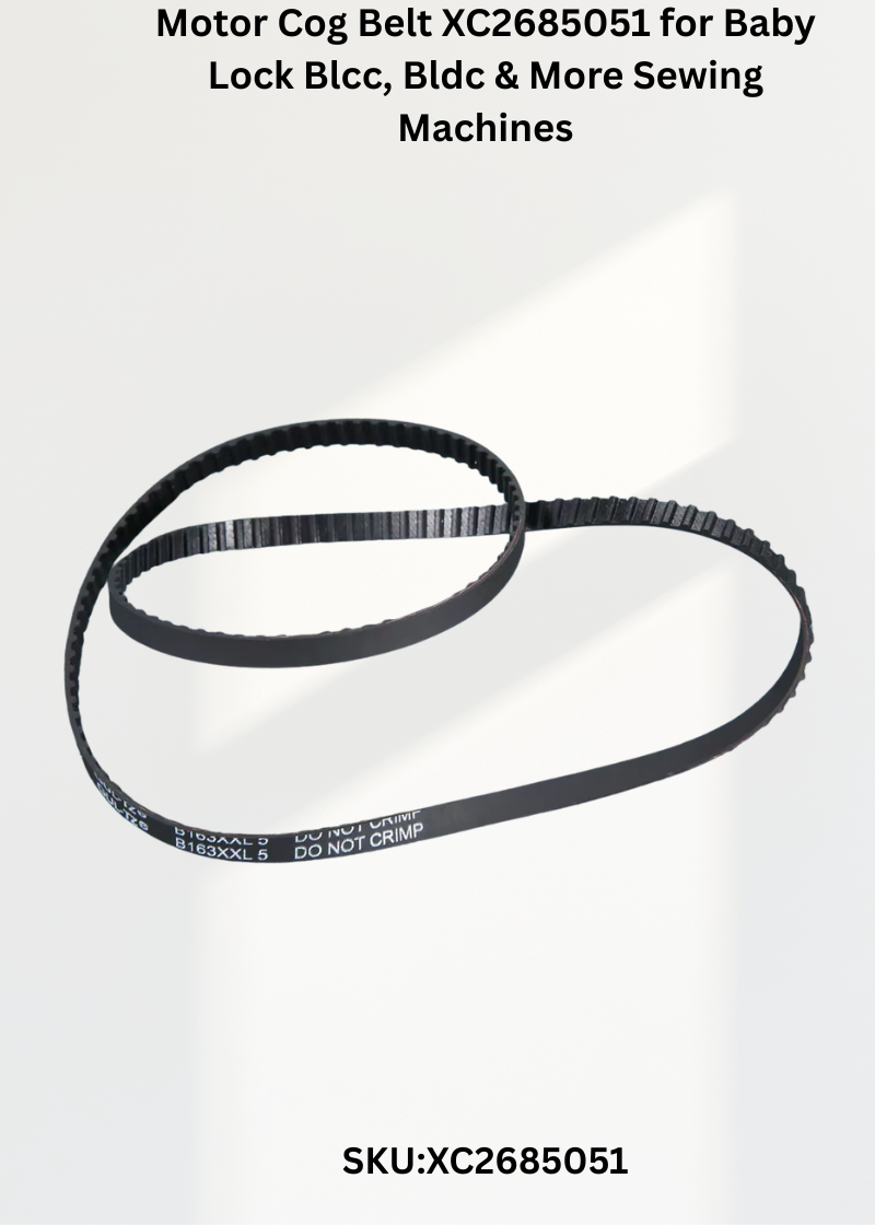 Motor Cog Belt XC2685051 for Baby Lock Blcc, Bldc & More Sewing Machines