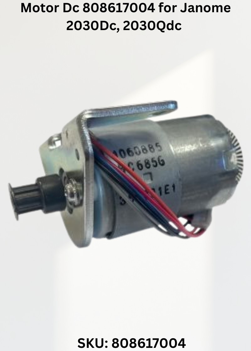 Motor Dc 808617004 — Fits Janome 2030DC, 2030QDC, 2160DC, 2160QDC & more