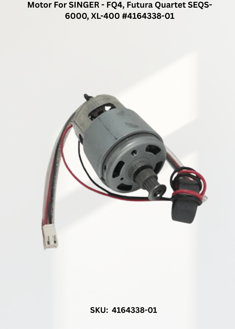Motor For SINGER - FQ4, Futura Quartet SEQS-6000, XL-400 #4164338-01