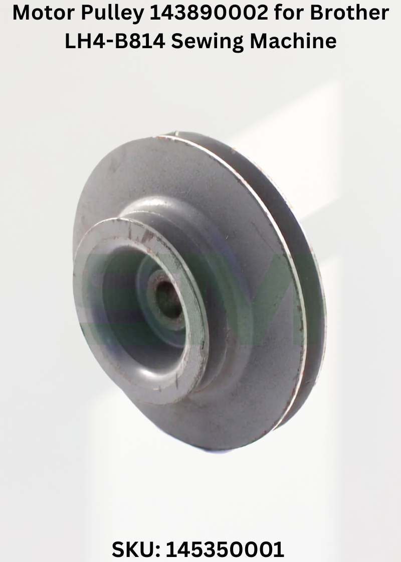Motor Pulley 143890002 for Brother LH4-B814 Sewing Machine