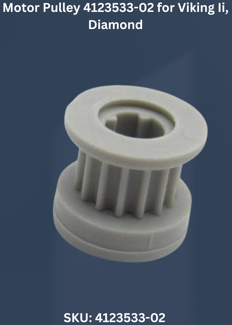 Motor Pulley 4123533-02 for Viking Ii, Diamond & More Sewing Machines