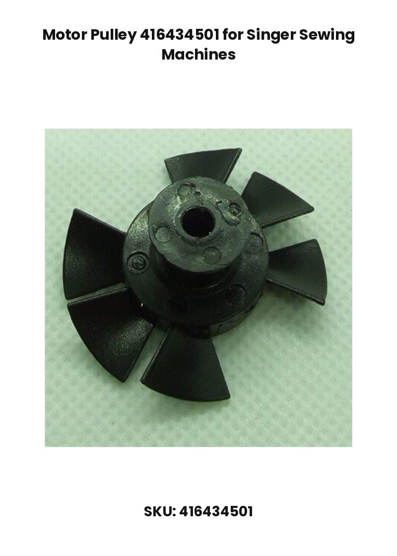 Motor Pulley 416434501 for Singer Sewing Machines