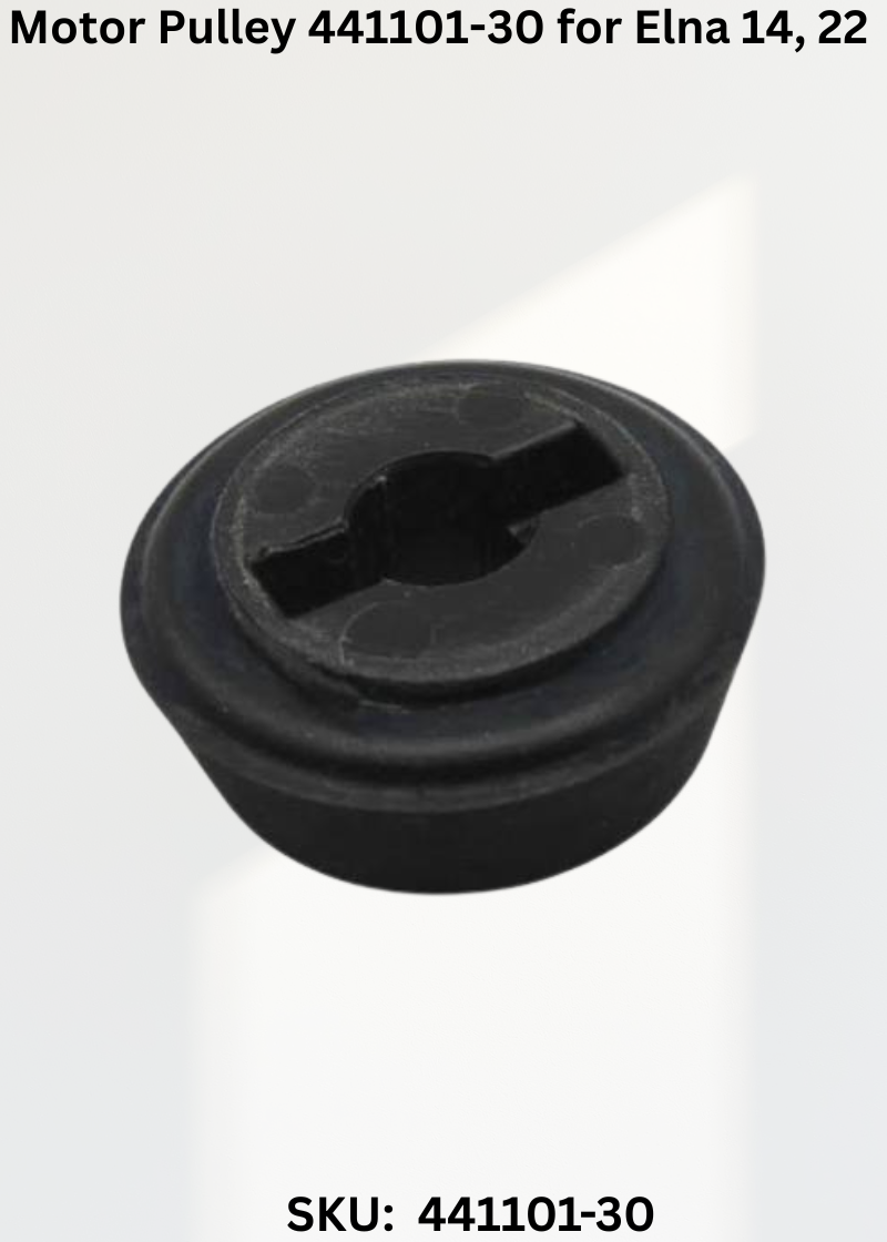 Motor Pulley 441101-30 for Elna 14, 22 & More Sewing Machines