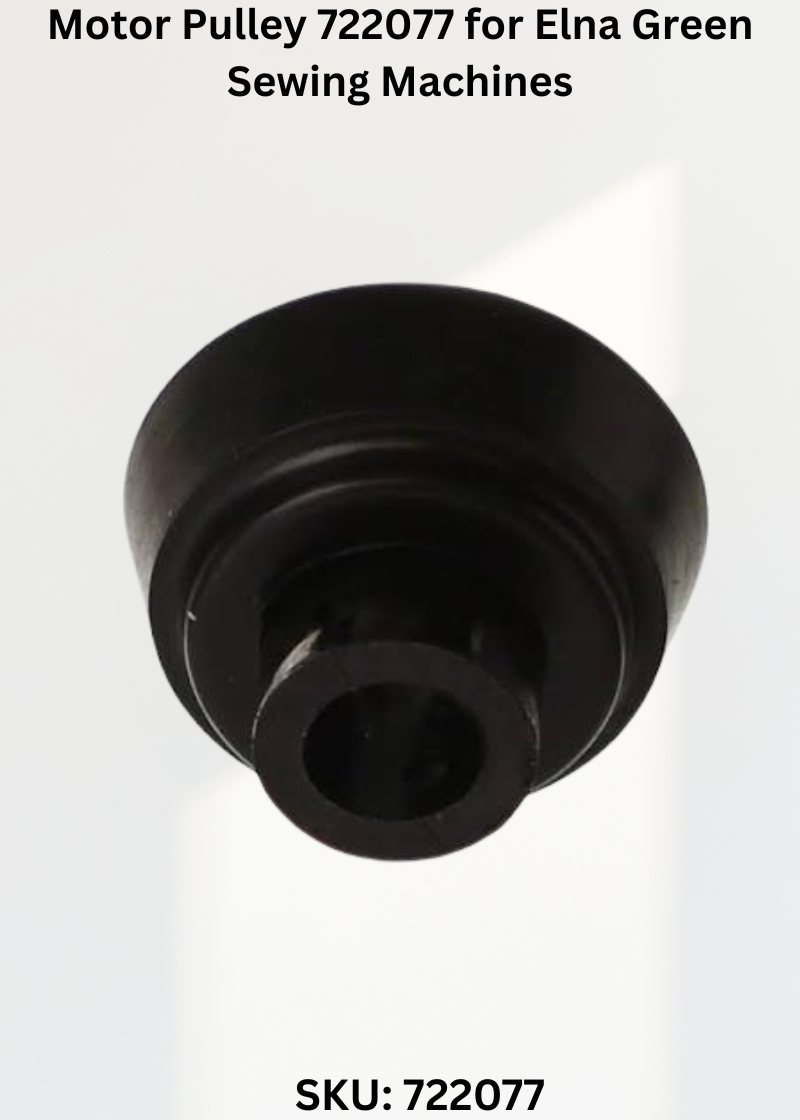 Motor Pulley 722077 for Elna Green Sewing Machines