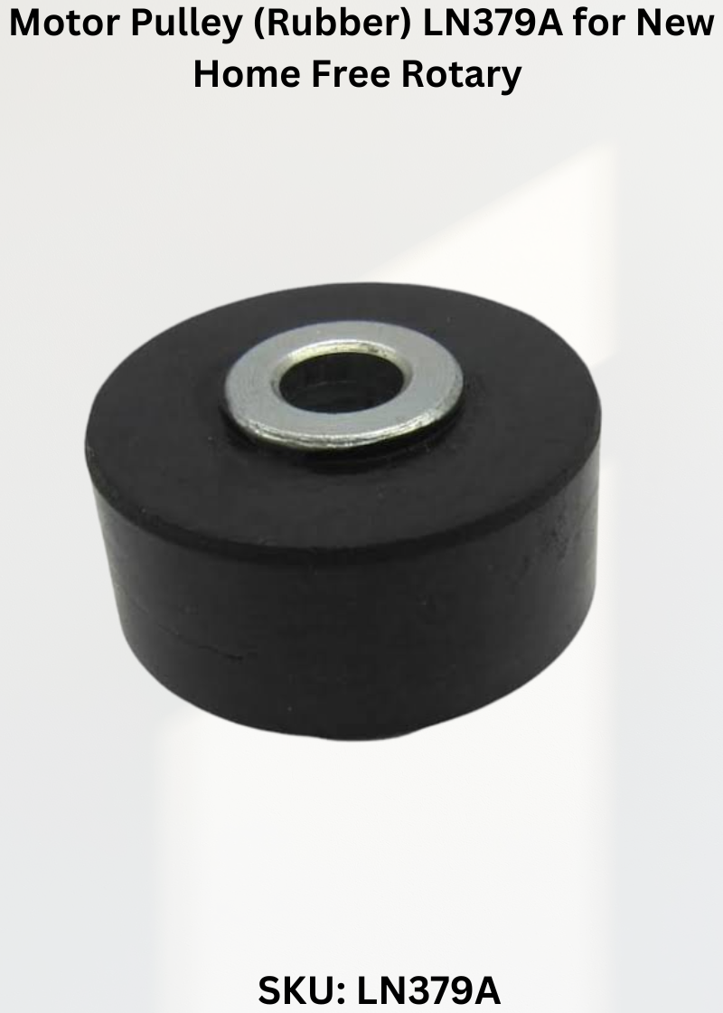 Motor Pulley (Rubber) LN379A for New Home Free Rotary Sewing Machines