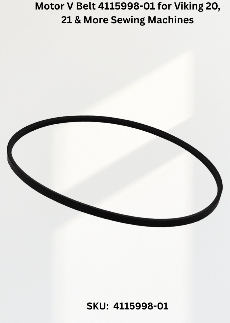 Motor V Belt 4115998-01 for Viking 20, 21 & More Sewing Machines
