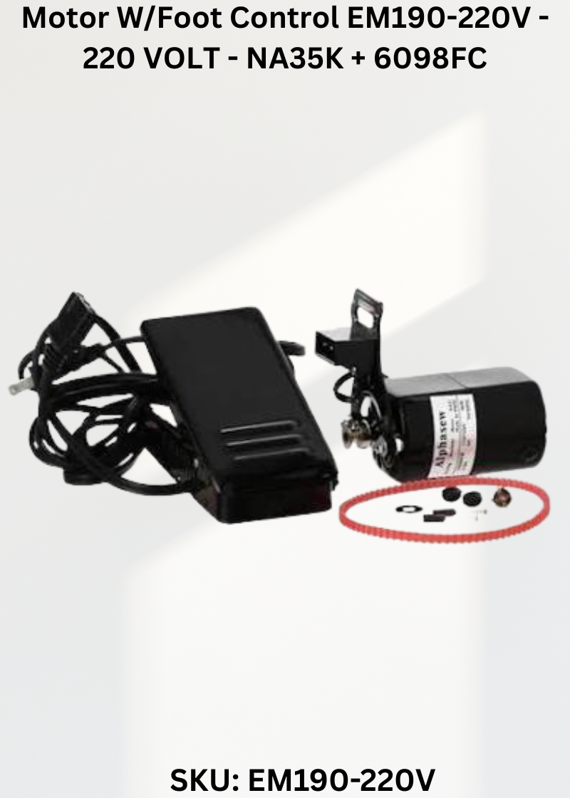 Motor W/Foot Control-VOLT