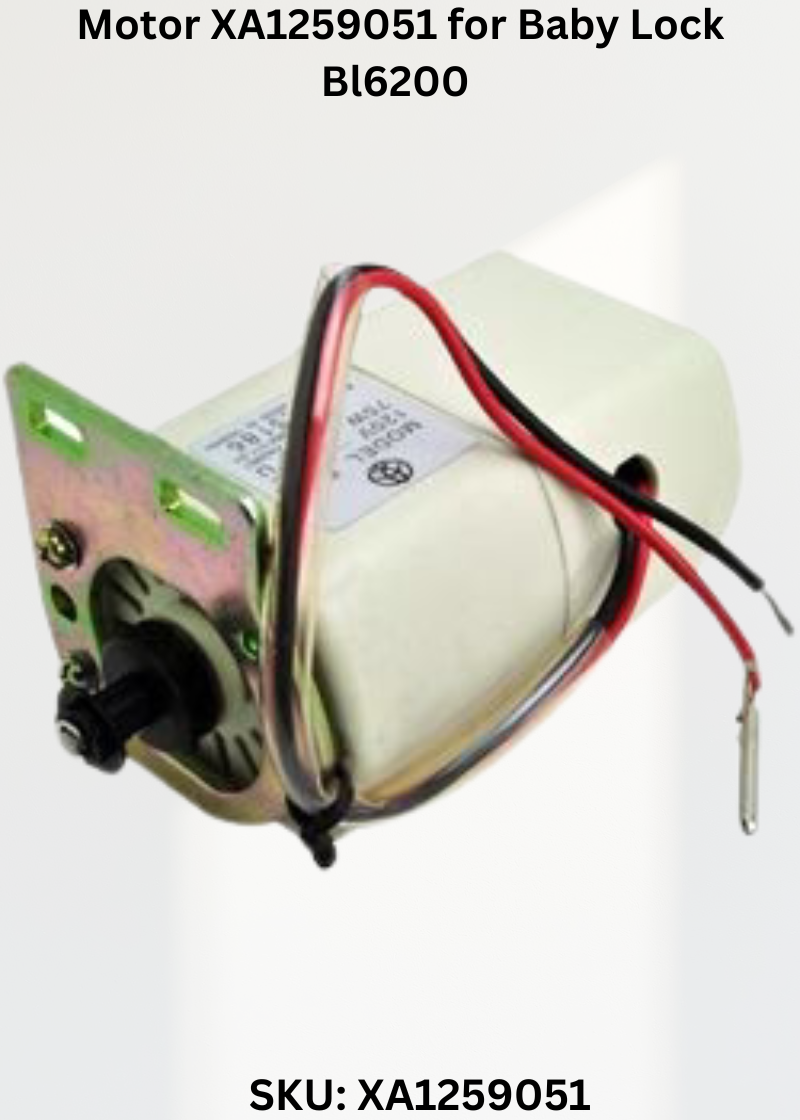 Motor XA1259051 — Fits Baby Lock BL6200 & more