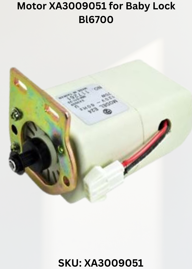 Motor XA3009051 — Fits Baby Lock BL6700 & more