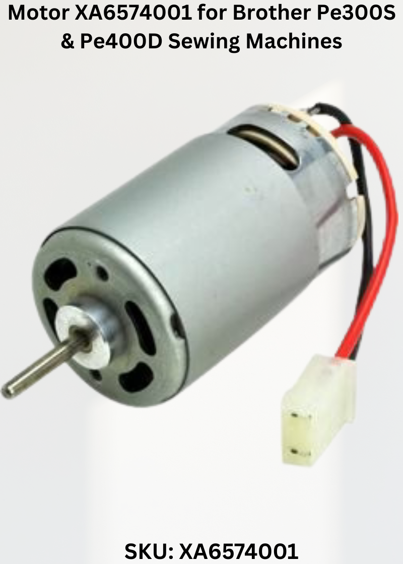 Motor XA6574001 — Fits Brother PE300S, PE400D
