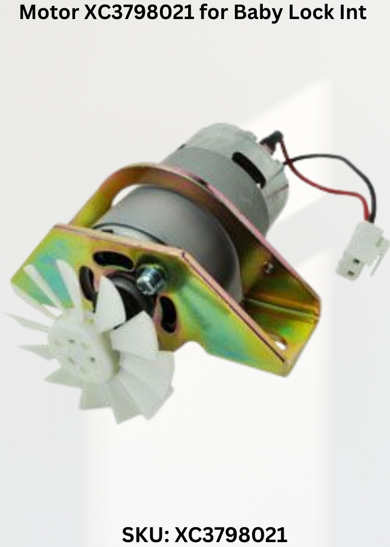 Motor XC3798021 — Fits Baby Lock NV500D, SE270D
