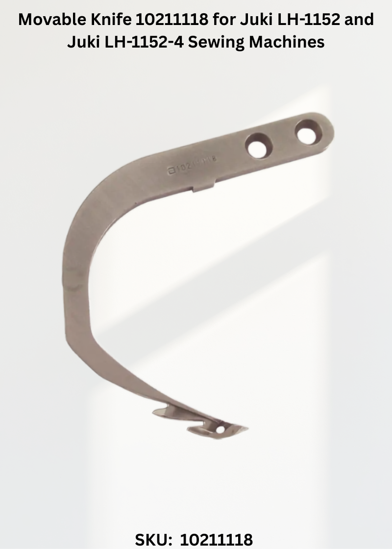 Movable Knife 10211118 for Juki LH-1152 and Juki LH-1152-4 Sewing Machines