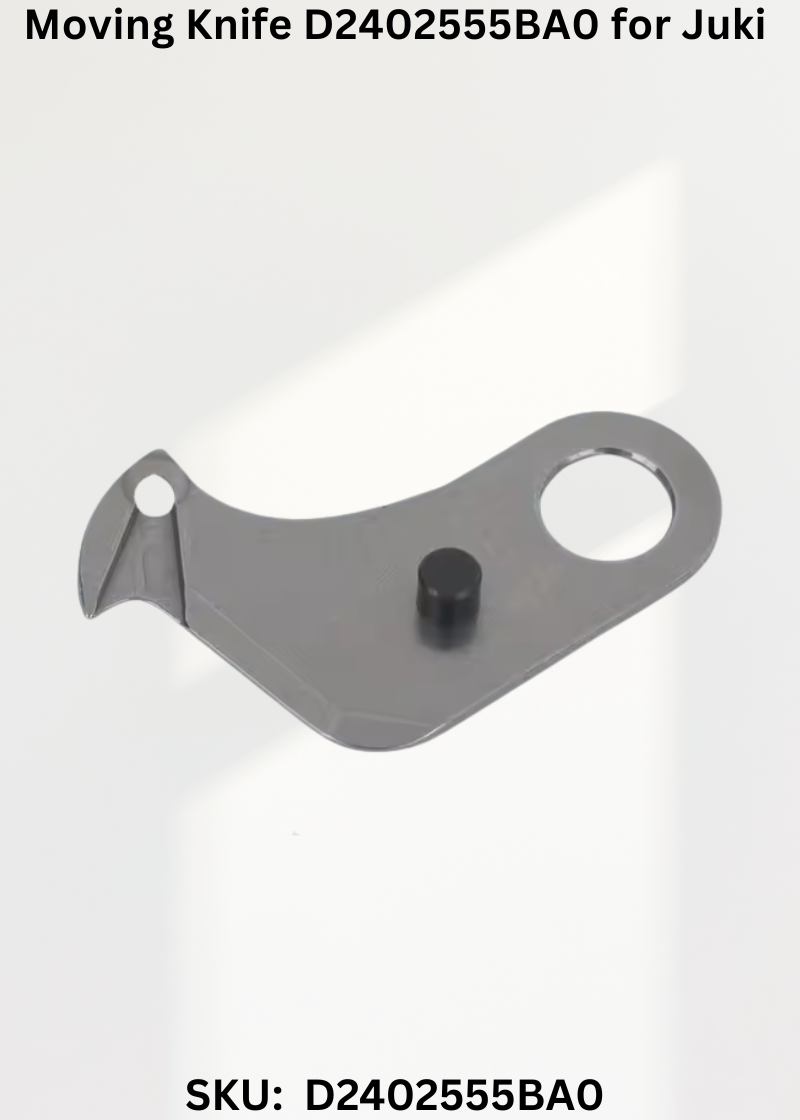 Moving Knife D2402555BA0 for Juki DDL-555-4 and Juki DDL-555-5 Sewing Machines