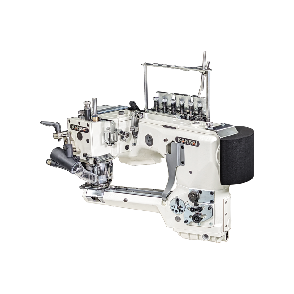Kansai Special NFS SERIES - 4 Needle with Top Cover Stitch, Both Side Edge Cut Type Flat Seamer with Accessories, Oil Protect Type