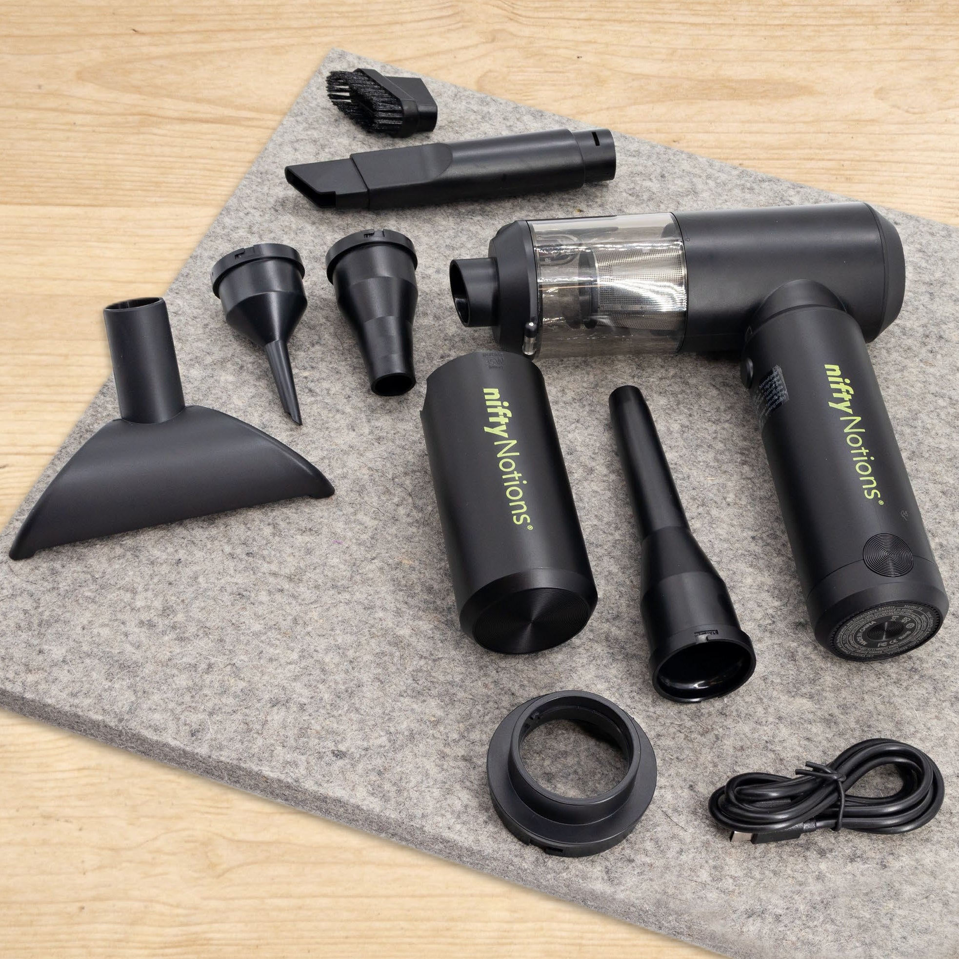Nifty Notions SewClean Portable Vacuum & Power Bank