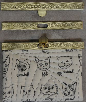 The Decorating Diva Quick Clutch Wallet Frame 4-1/2in Embossed Bronze