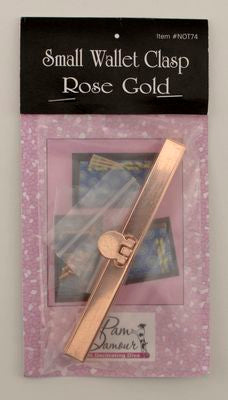 The Decorating Diva Small Wallet Clasp Rose Gold 4 1/2