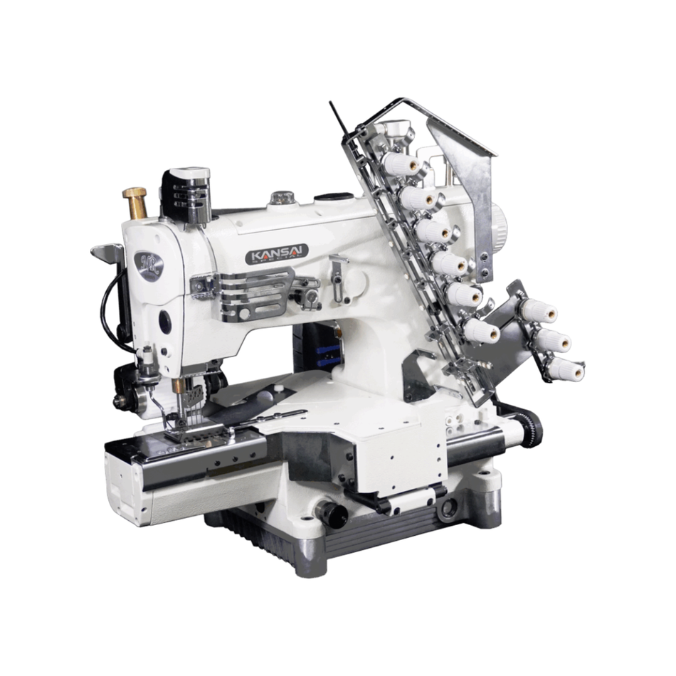 Kansai Special NR・NRE  SERIES - 4 Needle, Cylinder Bed, Double Chain Stitch Sewing Machine for Attaching Elastic.