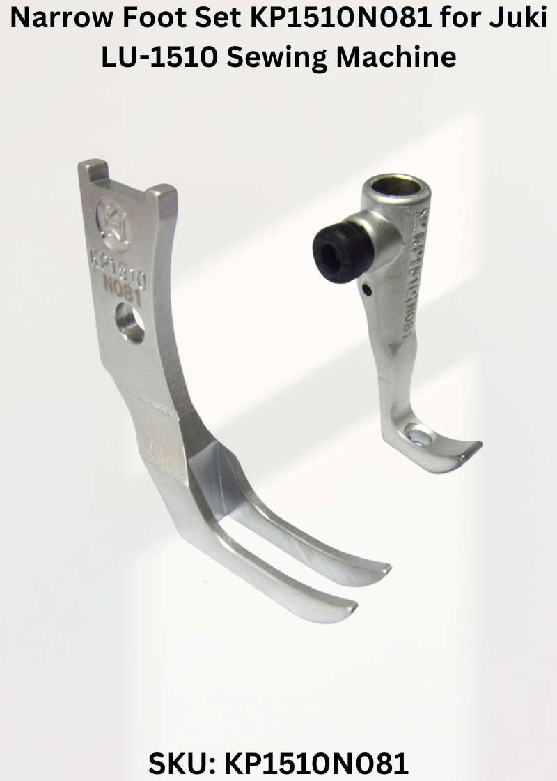 Narrow Foot Set KP1510N081 for Juki LU-1510 Sewing Machine