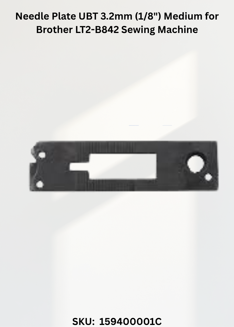 Needle Plate UBT 3.2mm (1/8") Medium for Brother LT2-B842 Sewing Machine