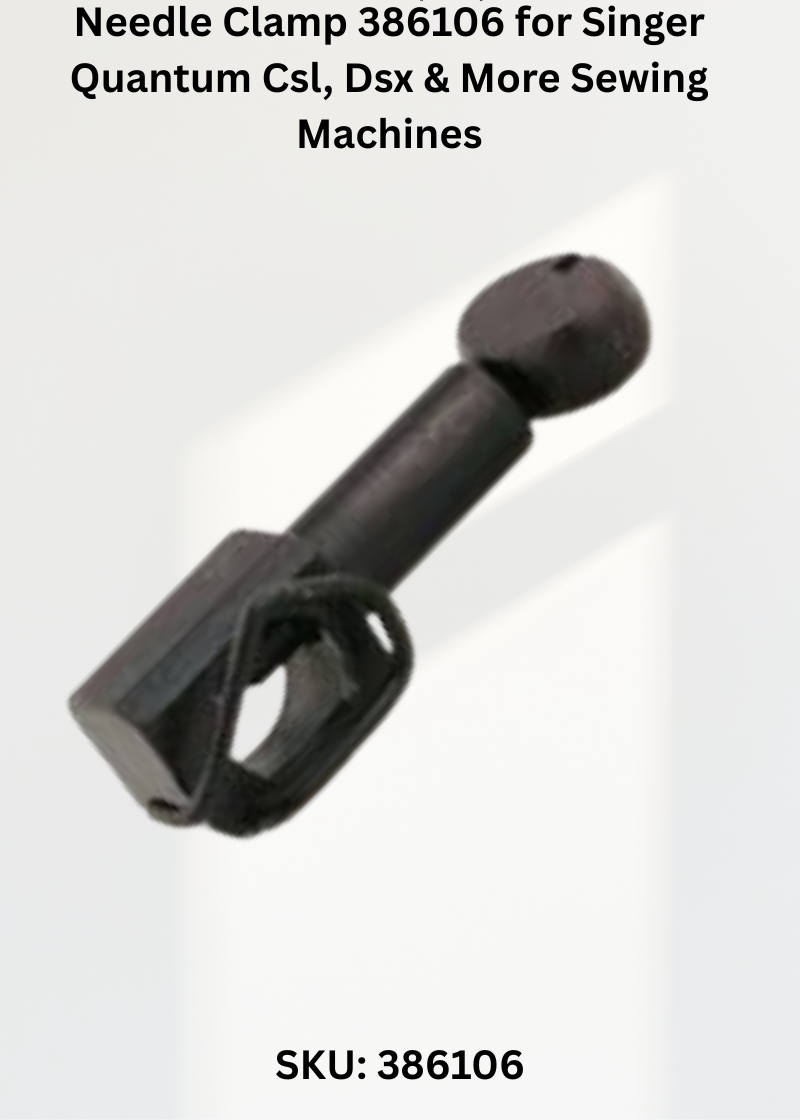 Needle Clamp 386106 for Singer Quantum Csl, Dsx & More Sewing Machines