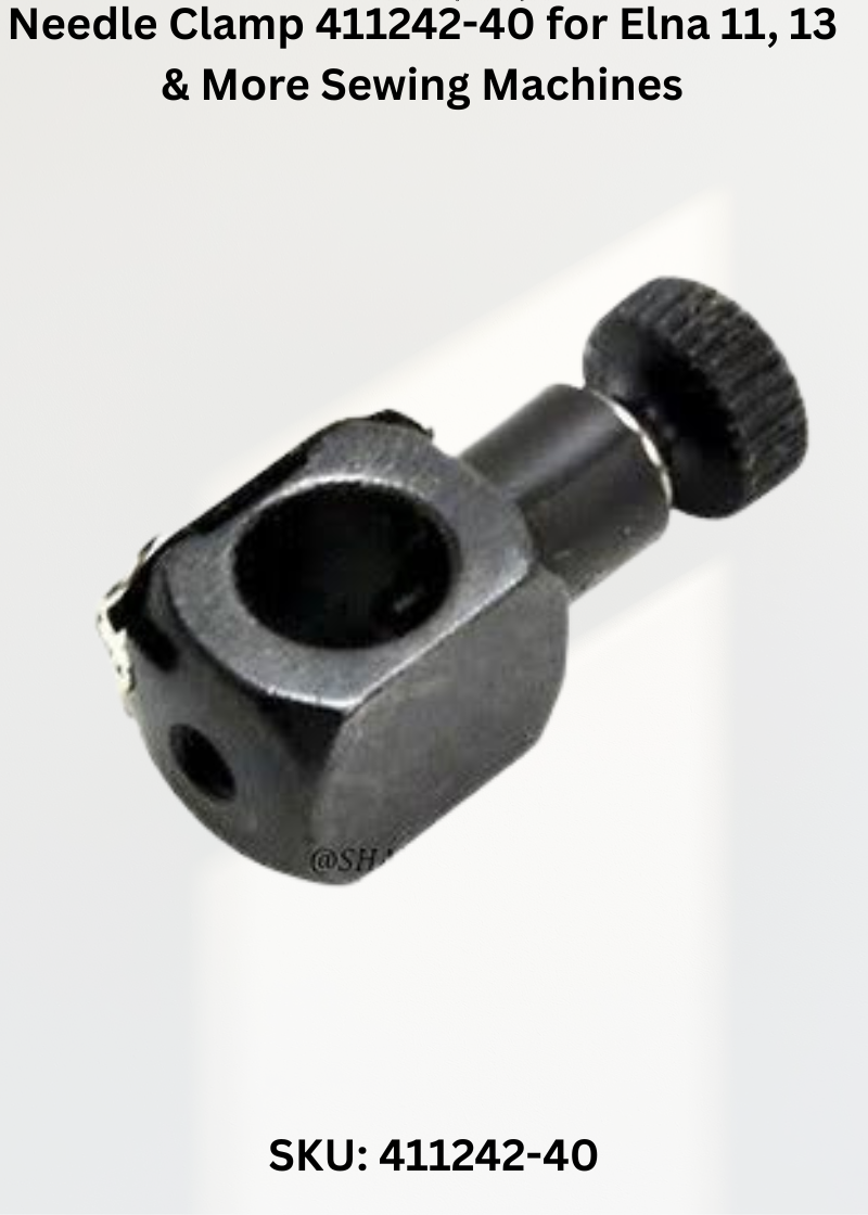 Needle Clamp 411242-40 — Fits Elna 11, 13, 14, 17 & more