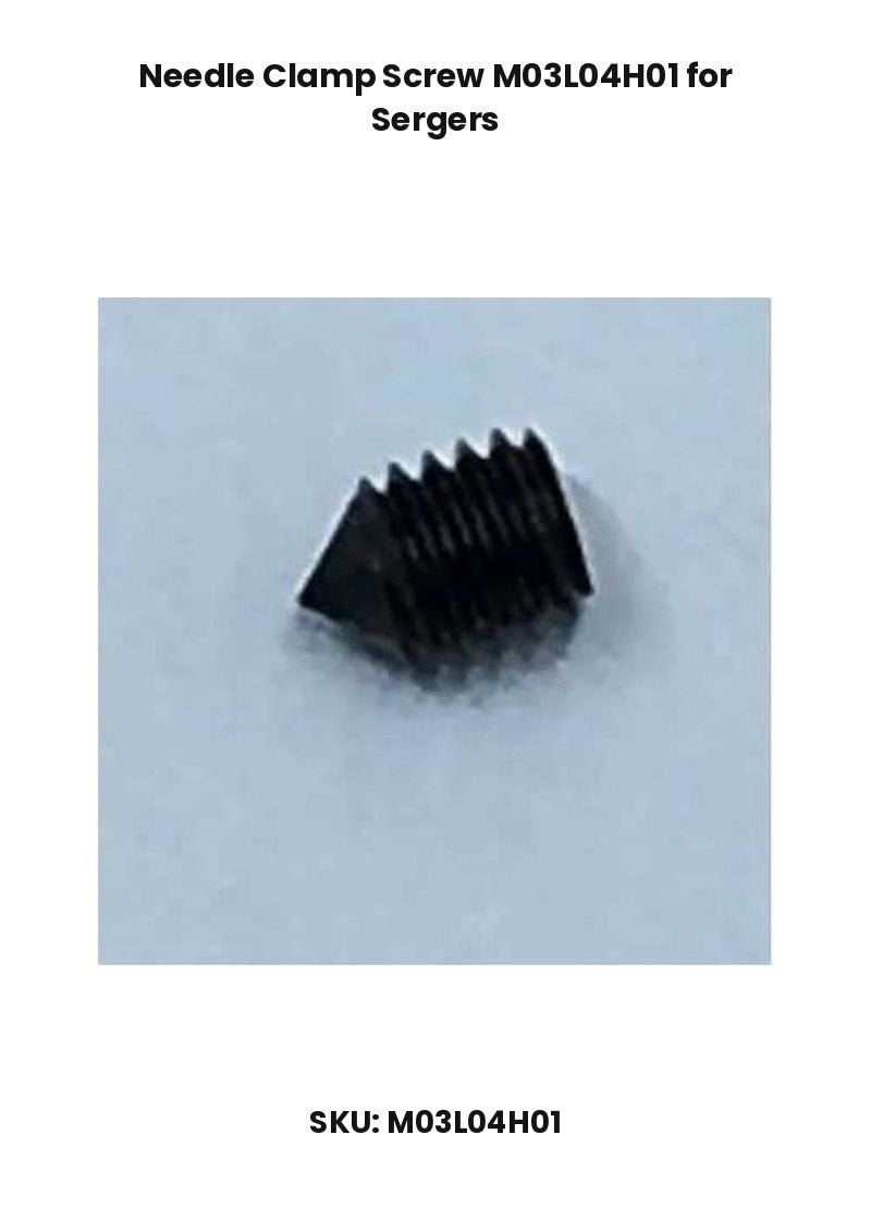 Needle Clamp Screw M03L04H01 for Sergers