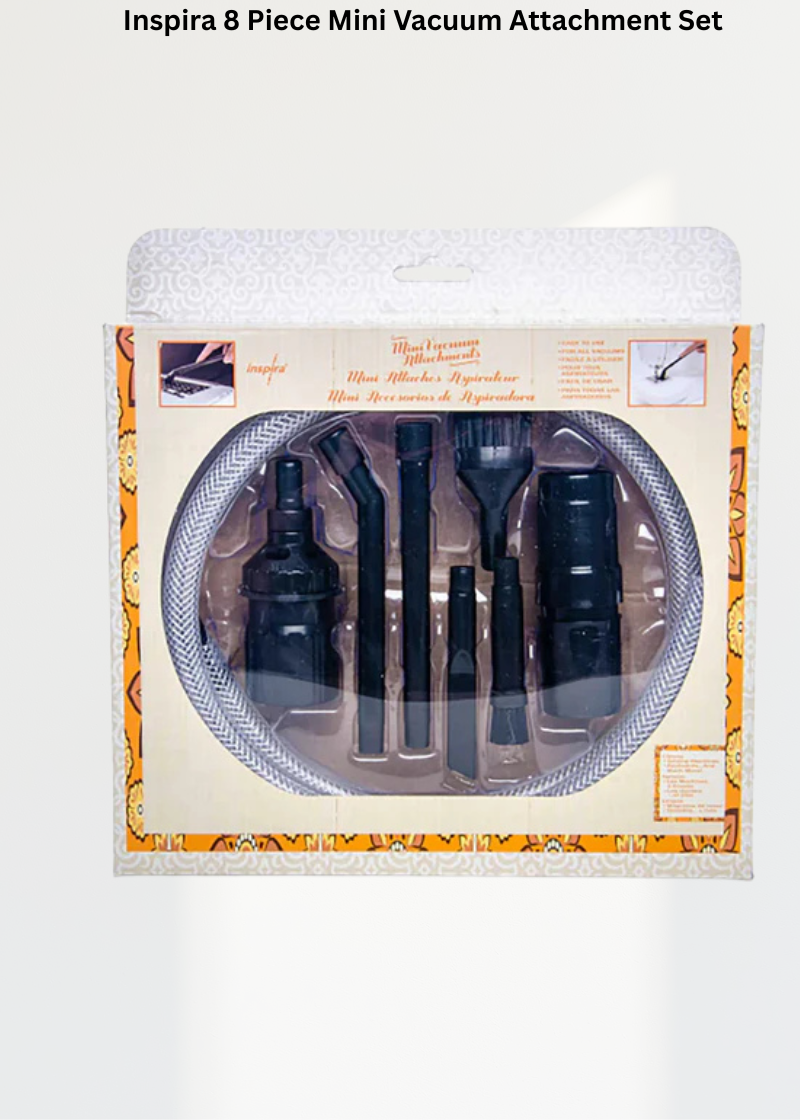 Inspira 8 Piece Mini Vacuum Attachment Set