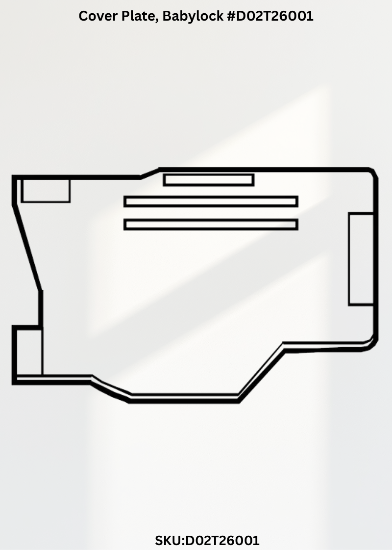 Cover Plate for Babylock D02T26001