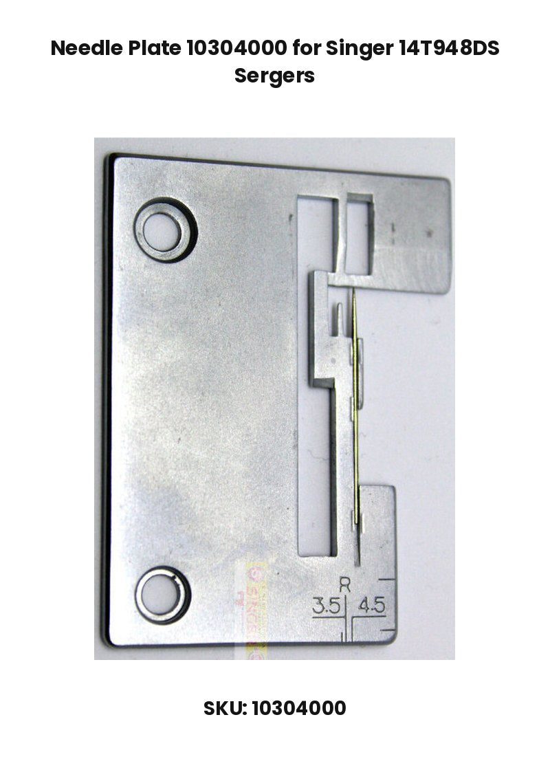 Needle Plate 10304000 for Singer 14T948DS Sergers