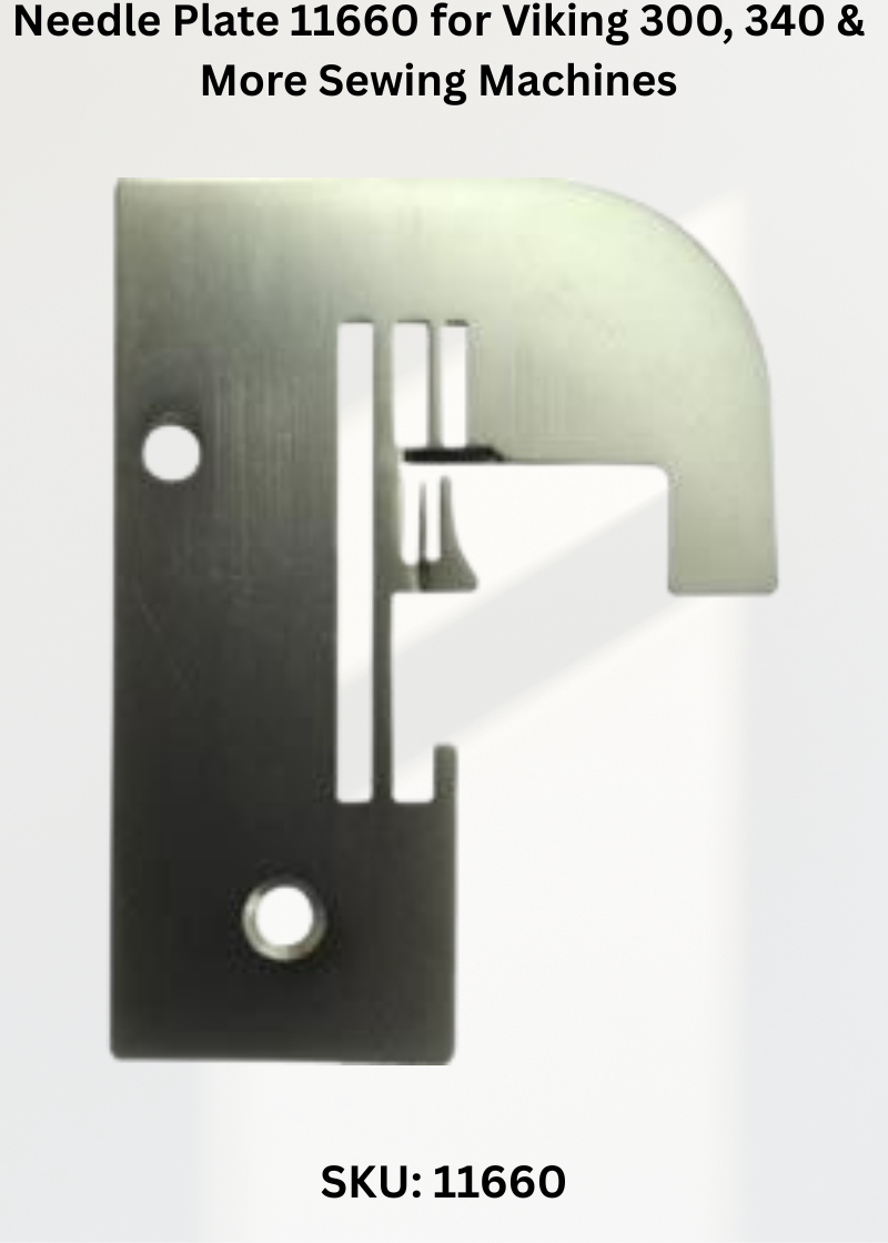Needle Plate 11660 — Fits Viking 300, 340, 340D, 341 & more