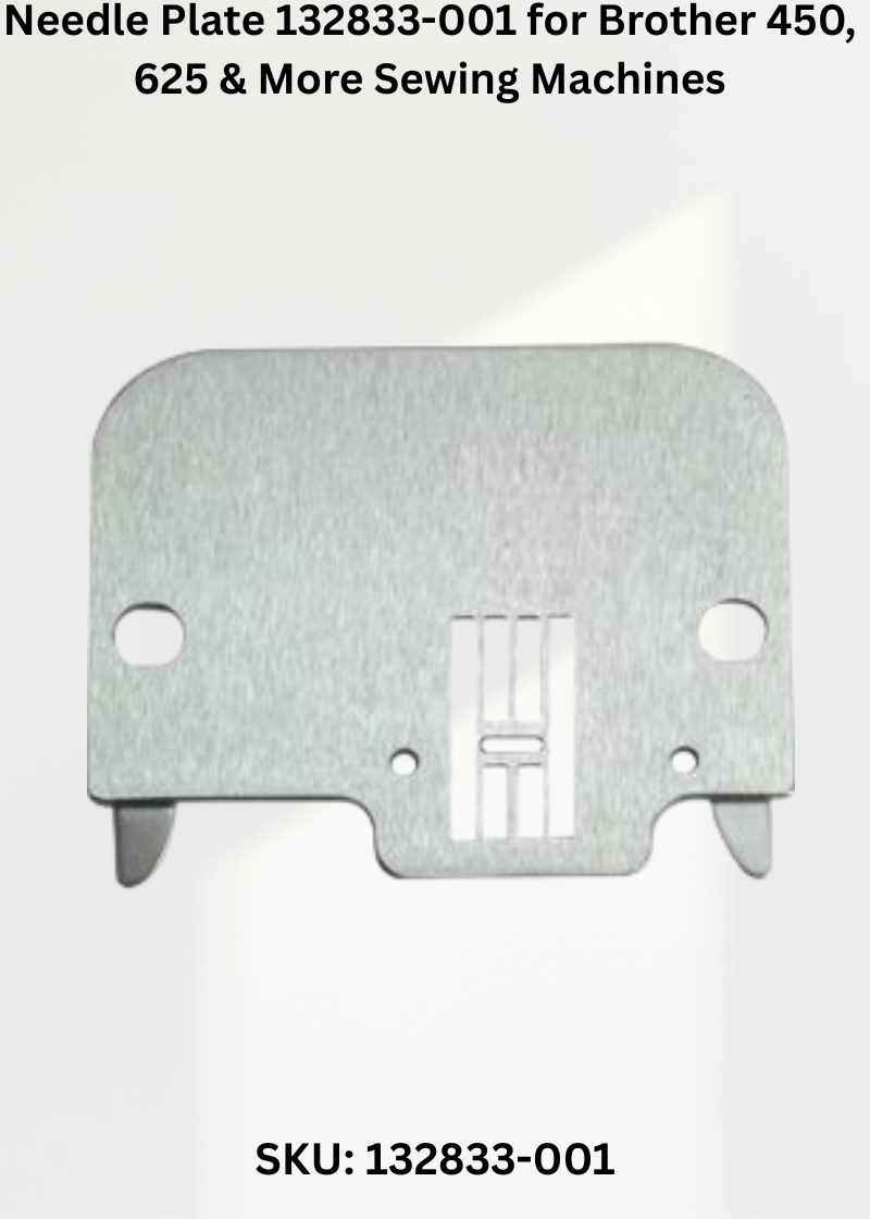 Needle Plate 132833-001 — Fits Brother 450, 625, 645 & more
