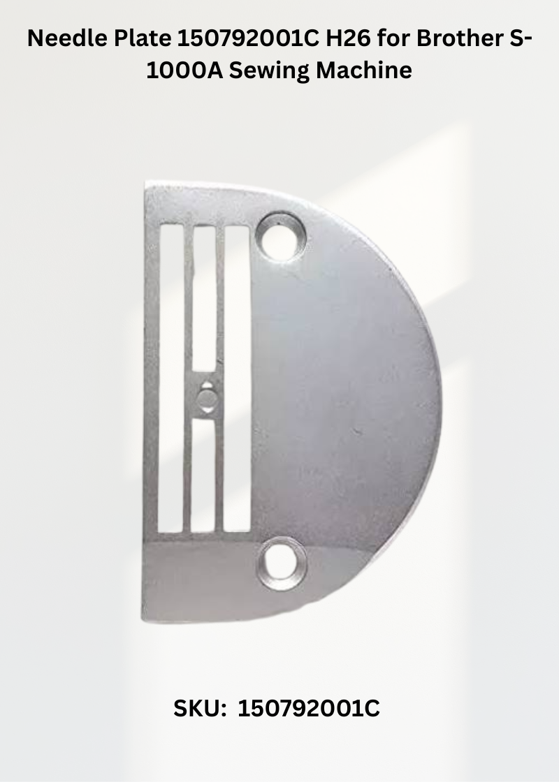 Needle Plate 150792001C H26 for Brother S-1000A, Brother DB2-B737 and More Sewing Machines