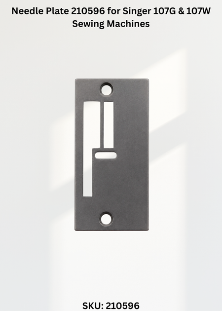 Needle Plate 210596 for Singer 107G & 107W Sewing Machines