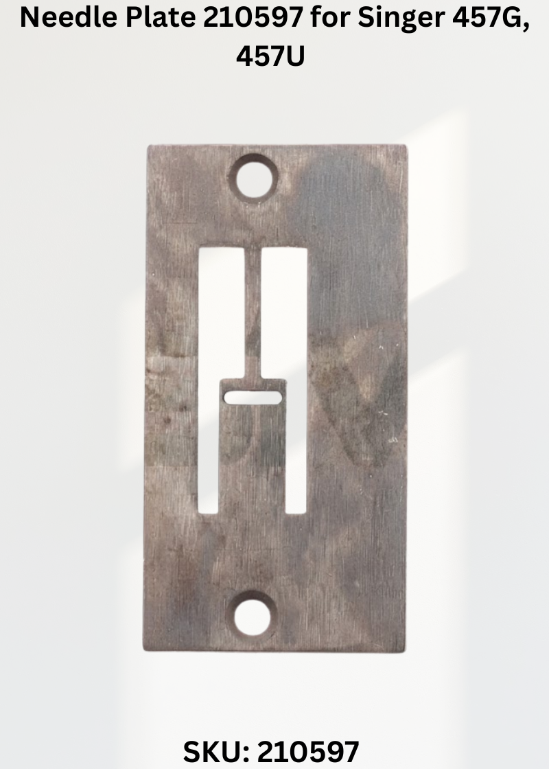 Needle Plate 210597 for Singer 457G, 457U Sewing Machine