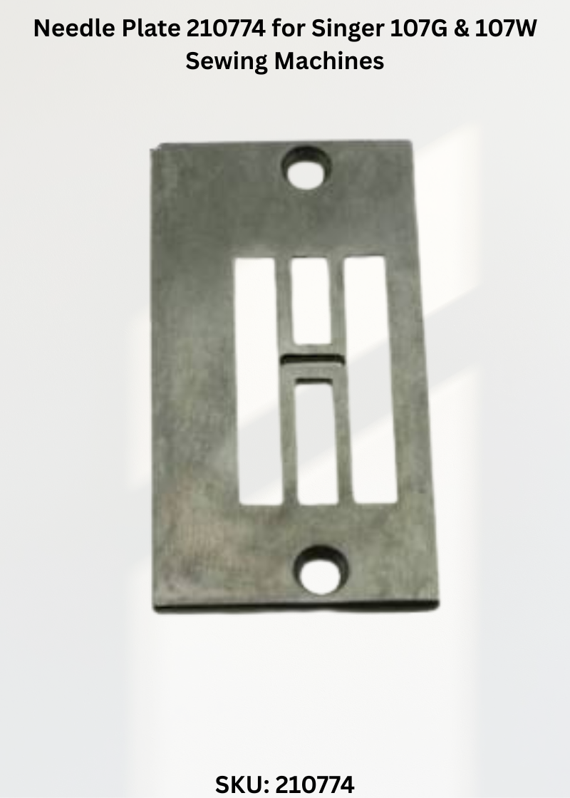 Needle Plate 210774 for Singer 107G & 107W Sewing Machines
