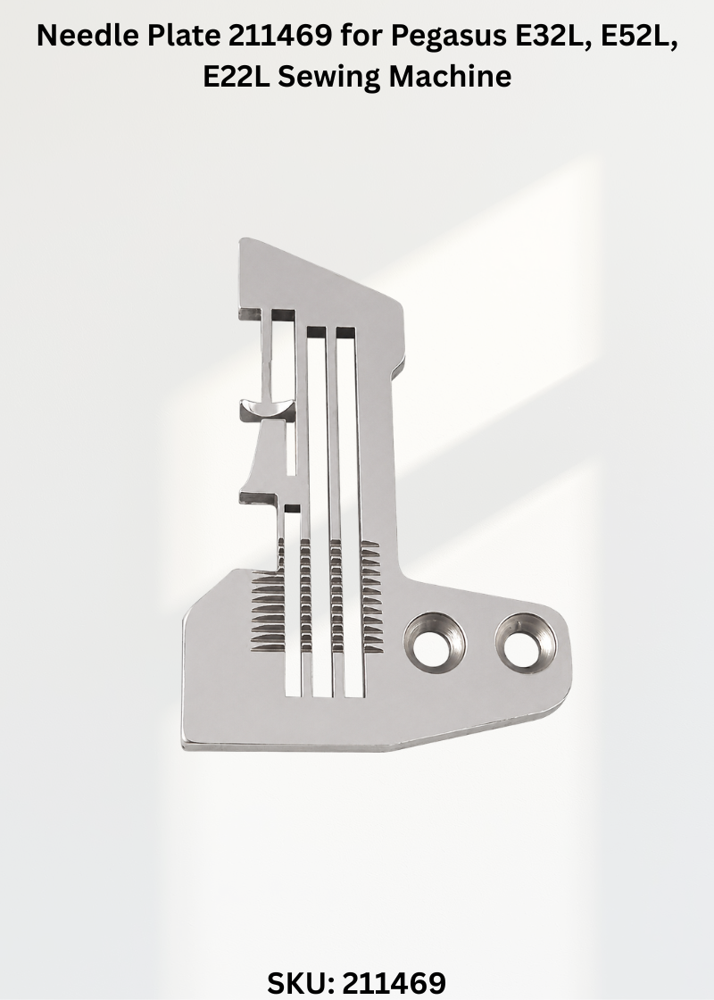 Needle Plate 211469 for Pegasus E32L, E52L, E22L Sewing Machine