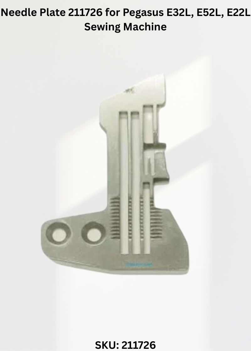 Needle Plate 211726 for Pegasus E32L, E52L, E22L Sewing Machine