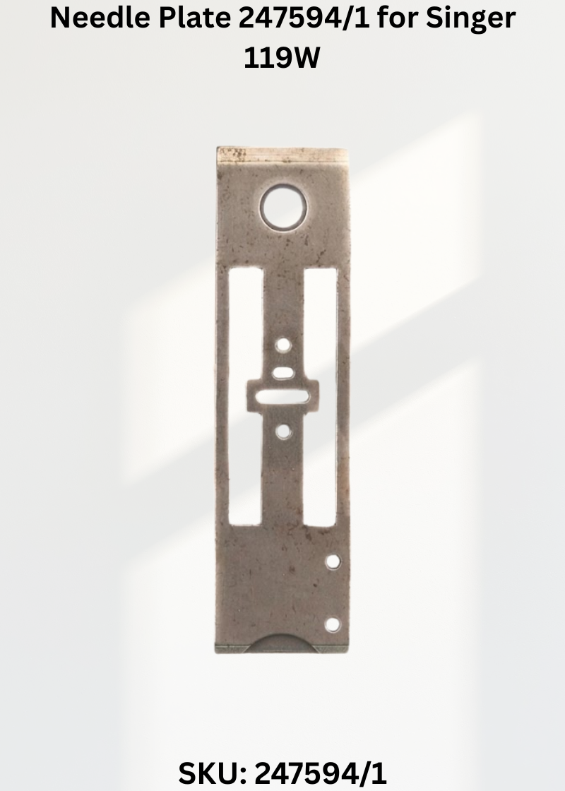 Needle Plate 247594/1 for Singer 119W Industrial Sewing Machine
