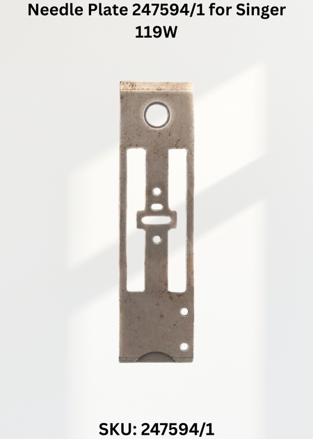 Needle Plate 247594/1 for Singer 119W Industrial Sewing Machine