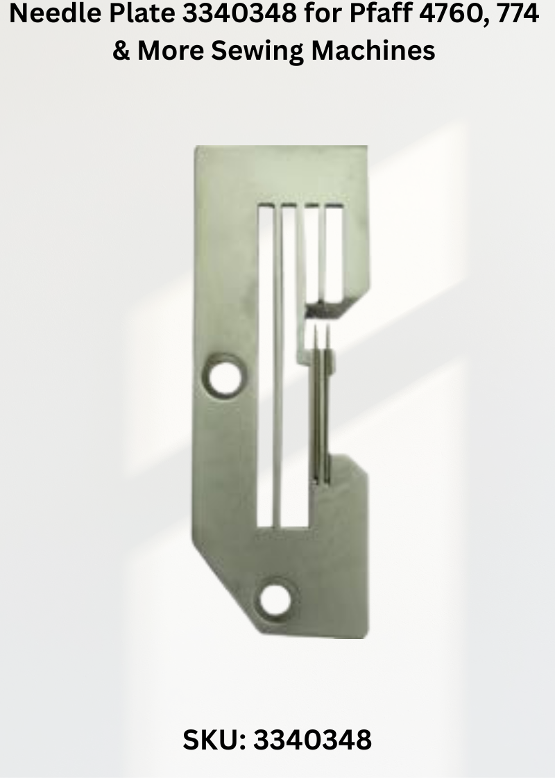 Needle Plate 3340348 — Fits Pfaff 4760, 774, 776, 784 & more