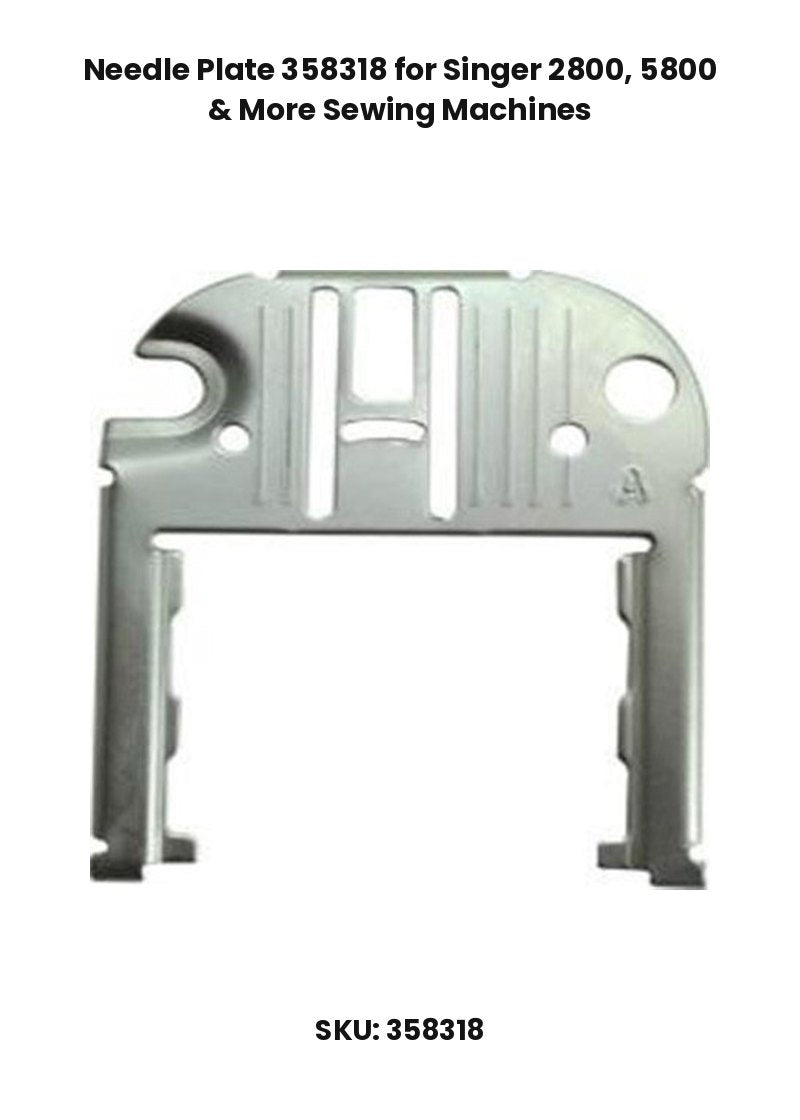 Needle Plate 358318 for Singer 2800, 5800 & More Sewing Machines
